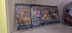 Pokemon TCG XY Evolutions Sealed Booster Packs Lot Of 4 Complete Artwork Set - Image 1
