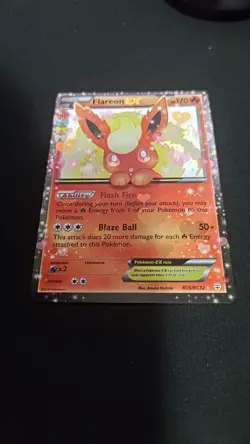 Flareon EX RC6/RC32 Holo EX Rare Generations Pokemon - Image 3