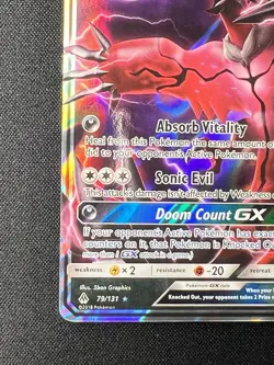 ❤‍🔥 Yveltal GX 79/131 Ultra Rare Pokemon TCG SM Forbidden Light ✨ - Image 2