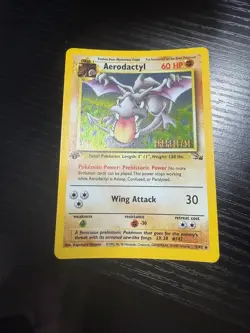 Pokemon TCG COSMOS Aerodactyl Prerelease Promo Holo Foil European - BIN! - Image 2