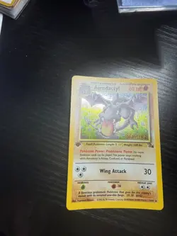 Pokemon TCG COSMOS Aerodactyl Prerelease Promo Holo Foil European - BIN! - Image 4
