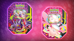 Pokemon TCG: Mega Moonlight Tins GENGAR EX + CLEFABLE EX - 🚨SEALED IN HAND🚨 - Image 3