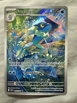 Pokemon TCG Frogadier Illustration Rare Holo 089/086 Rising Chaos - Image 1