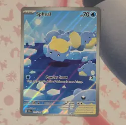Spheal 199/191 Sv08 Surging Sparks Illustration Rare Full Art Holo ENG 2024 - Image 1