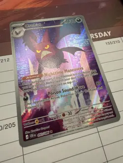 Crobat 093/086 Illustration Rare ME04: Chaos Rising Pokemon TCG IR NM - Image 3