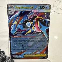 Mega Greninja ex 022/086 Double Rare ME04: Chaos Rising Pokemon Holo NM/M - Image 1