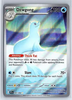 DEWGONG 097 PHANTASMAL FLAMES POKEMON NM - Image 1