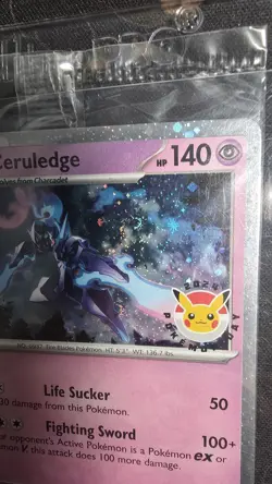 Pokemon - Ceruledge 040/091 2024 Pokemon Day Stamped Promo SEALED DOUBLE SWIRL - Image 3