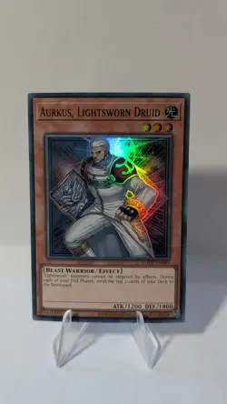 Aurkus, Lightsworn Druid 20th Anniversary - Super Rare Unlim - LOTD-EN081 YuGiOh - Image 2