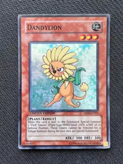 Yugioh Dandylion Limited Edition Super Rare ABPF-ENSE1 NM - Image 1