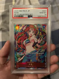 One Piece PB Storage Box Set Nami PSA 10 Japanese - Image 1