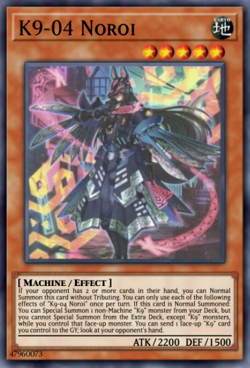 Yugioh K9 - 04 Noroi DOOD-EN025 1st Edition Ultra Rare NM Presale - Image 1