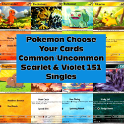 Pokemon Scarlet & Violet 151 Choose Your Card Common/Uncommon Singles - Image 1