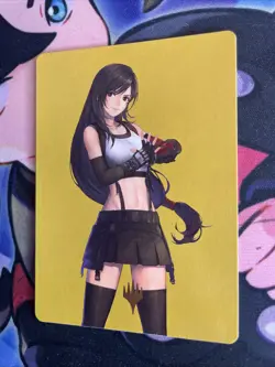 #52 Tifa, Martial Artist Gold Stamped 52/53 Final Fantasy Art Series MTG Card - Image 3