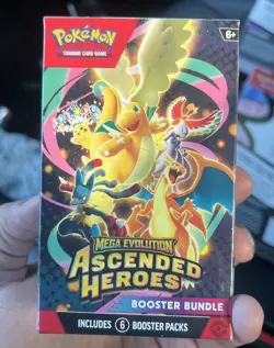 Pokemon TCG Ascended Heroes 1 Booster Box & 2 First Partners Pin Collection Lot - Image 3