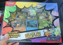 Pokemon TCG Ascended Heroes 1 Booster Box & 2 First Partners Pin Collection Lot - Image 5