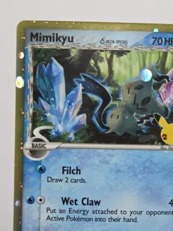 Pokemon TCG Mimikyu (Delta Species) Black Star Promo SWSH136 Celebrations NM - Image 2