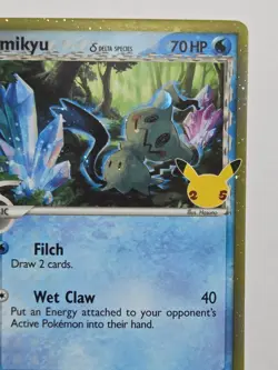 Pokemon TCG Mimikyu (Delta Species) Black Star Promo SWSH136 Celebrations NM - Image 3