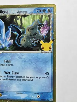 Pokemon TCG Mimikyu (Delta Species) Black Star Promo SWSH136 Celebrations NM - Image 4