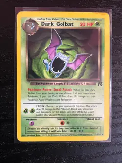 Pokemon TCG Dark Golbat Card 24/82 Team Rocket - Image 1