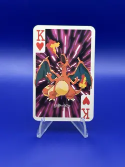 Charizard King of Hearts Televi-Kun Poker Card Pokemon TCG - MINT - Image 1