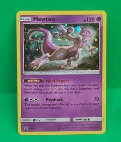2016-19 Pokemon SM Black Star Promos Mewtwo #SM214 - Image 2