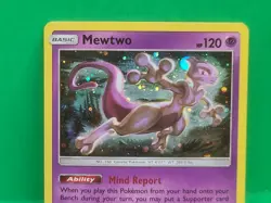 2016-19 Pokemon SM Black Star Promos Mewtwo #SM214 - Image 3