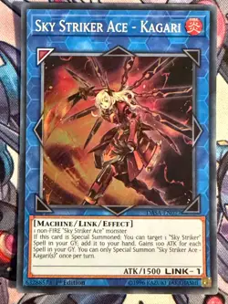 Sky Striker Ace - Kagari DASA-EN027 SUPER RARE YuGiOh Card 1st Edition - Image 1