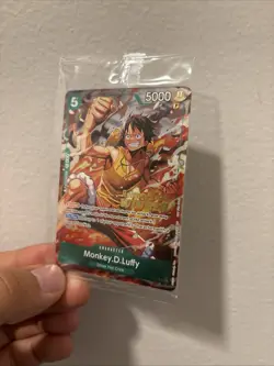 Monkey.D.Luffy P-135 Winner Stamp OP16 Pre-Release Event Promo Card Sealed - Image 2