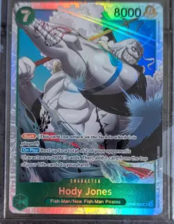 Bandai One Piece CCG Hody Jones OP06-035 Wings Captain SR Alt Art Foil EN - Image 1