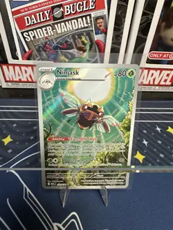 Ninjask 137/132 Mega Evolution Pokemon Card Near Mint - Image 1