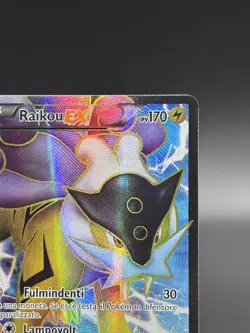 Pokemon Raikou EX 105/108 Full Art Holo 170 HP Italian 2012 Trading Card - Image 3
