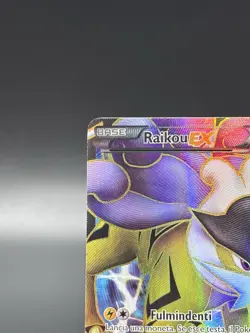 Pokemon Raikou EX 105/108 Full Art Holo 170 HP Italian 2012 Trading Card - Image 4