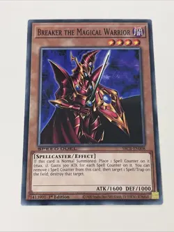 Yugioh Breaker the Magical Warrior x 3 - 1st Edition NM - Plus Free Holo Card B - Image 2