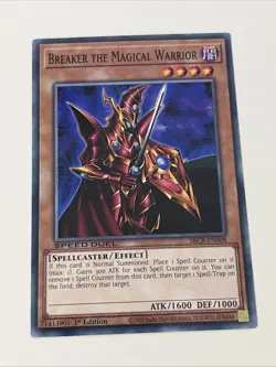 Yugioh Breaker the Magical Warrior x 3 - 1st Edition NM - Plus Free Holo Card B - Image 4