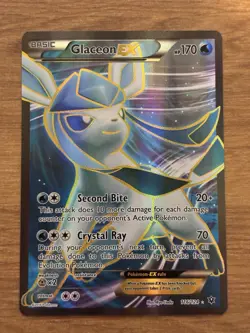 Glaceon EX - 116/124 - Pokemon Fates Collide Full Art Ultra Rare Card - Image 1