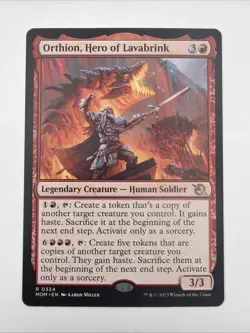Orthion, Hero of Lavabrink March of the Machine Regular - Image 1