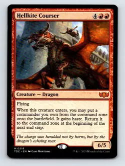 Hellkite Courser M Commander: Tarkir: Dragonstorm 218 NM - Image 1