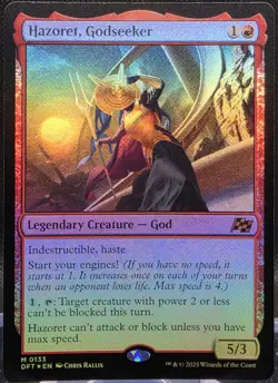Hazoret, Godseeker #133 Aetherdrift Foil Mythic - Image 1