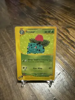 Pokemon Ivysaur Expedition Base Set 2002 Vintage WOTC LP - Image 1