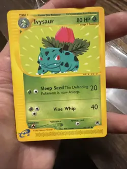 Pokemon Ivysaur Expedition Base Set 2002 Vintage WOTC LP - Image 2