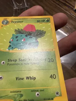 Pokemon Ivysaur Expedition Base Set 2002 Vintage WOTC LP - Image 3