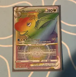 Dragonite VSTAR 081/078 Secret Rare Holo Pokemon GO English HP 280 - Image 1