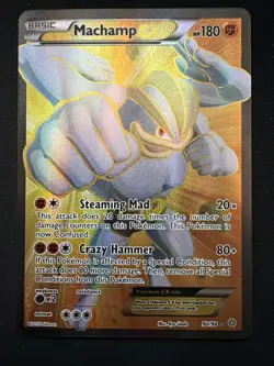Machamp EX Full Art - 2015 Pokemon XY Ancient Origins #90/98 NM - Image 1