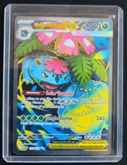 Mega Venusaur ex 155/132 Full Art Ultra Rare ME01 Mega Evolution NM Pokemon TCG - Image 2