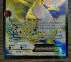 Pokemon TCG Ampharos EX Full Art 87/98 - XY Ancient Origins 2015 - LP - Image 3