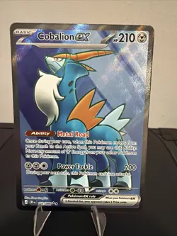 Cobalion ex 103/86 Full Art Double Ultra Rare Pokemon Chaos Rising ME04 NM - Image 1