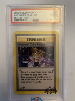 PSA 8 Imposter Oak's Revenge #76 | Pokemon Team Rocket - Image 1