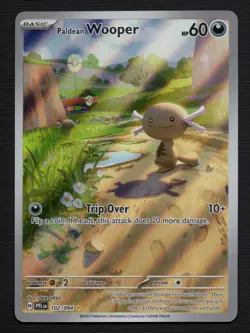 Pokemon TCG: Paldean Wooper 102/094 Phantasmal Flames Illustration Rare NM - Image 2