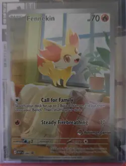 Fennekin 080 - Pokemon Center - Stamped Promo - Chaos NM + 2nd Promo No Stamp 💎 - Image 1